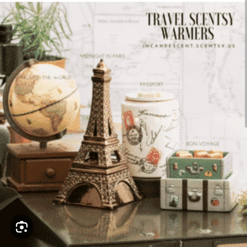 Scentsy full size warmer Midnight in Paris Eiffel Tower
